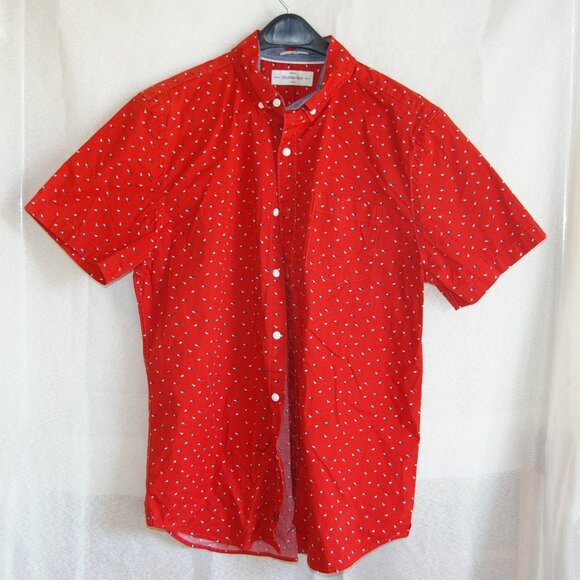 Hawker Rye Red Button Shirt - Picture 1 of 5